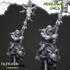 Mounted Cave Orcs - Highlands Miniatures