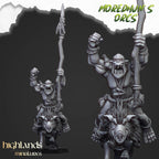 Mounted Cave Orcs - Highlands Miniatures