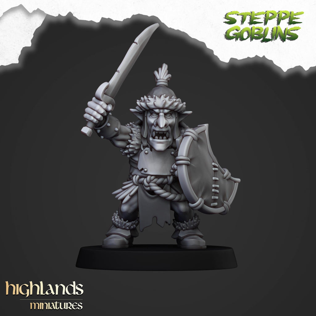 Steppe Goblins with Spears - Highlands Miniatures