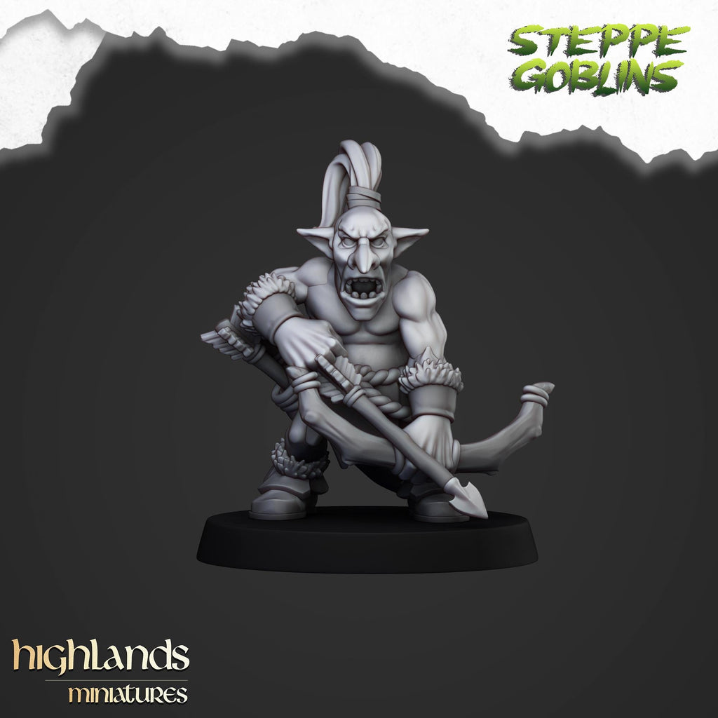 Steppe Goblins with Bows - Highlands Miniatures