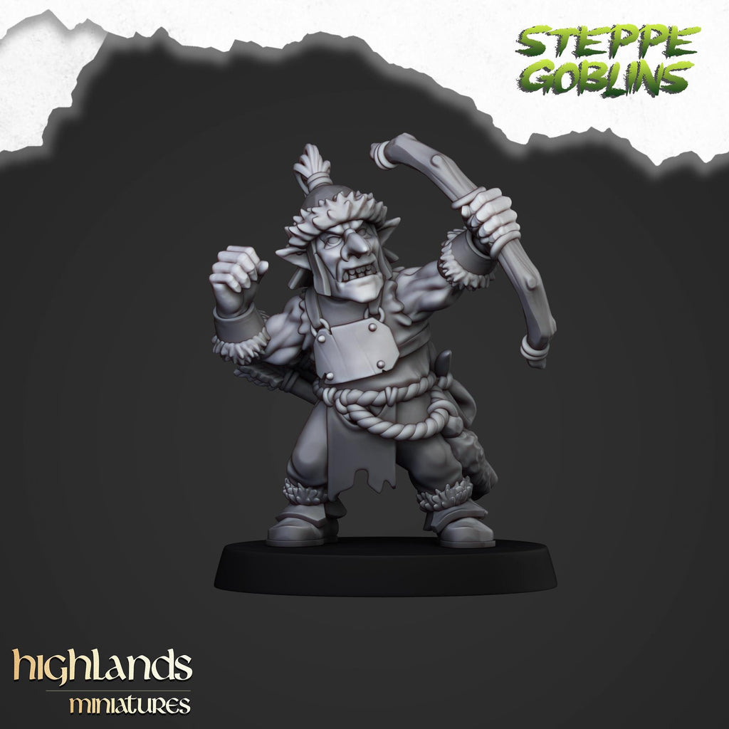 Steppe Goblins with Bows - Highlands Miniatures