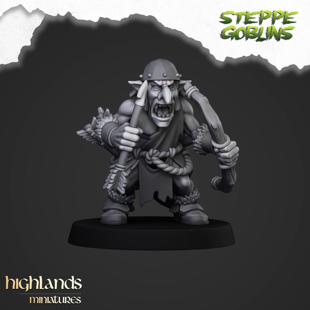 Steppe Goblins with Bows - Highlands Miniatures