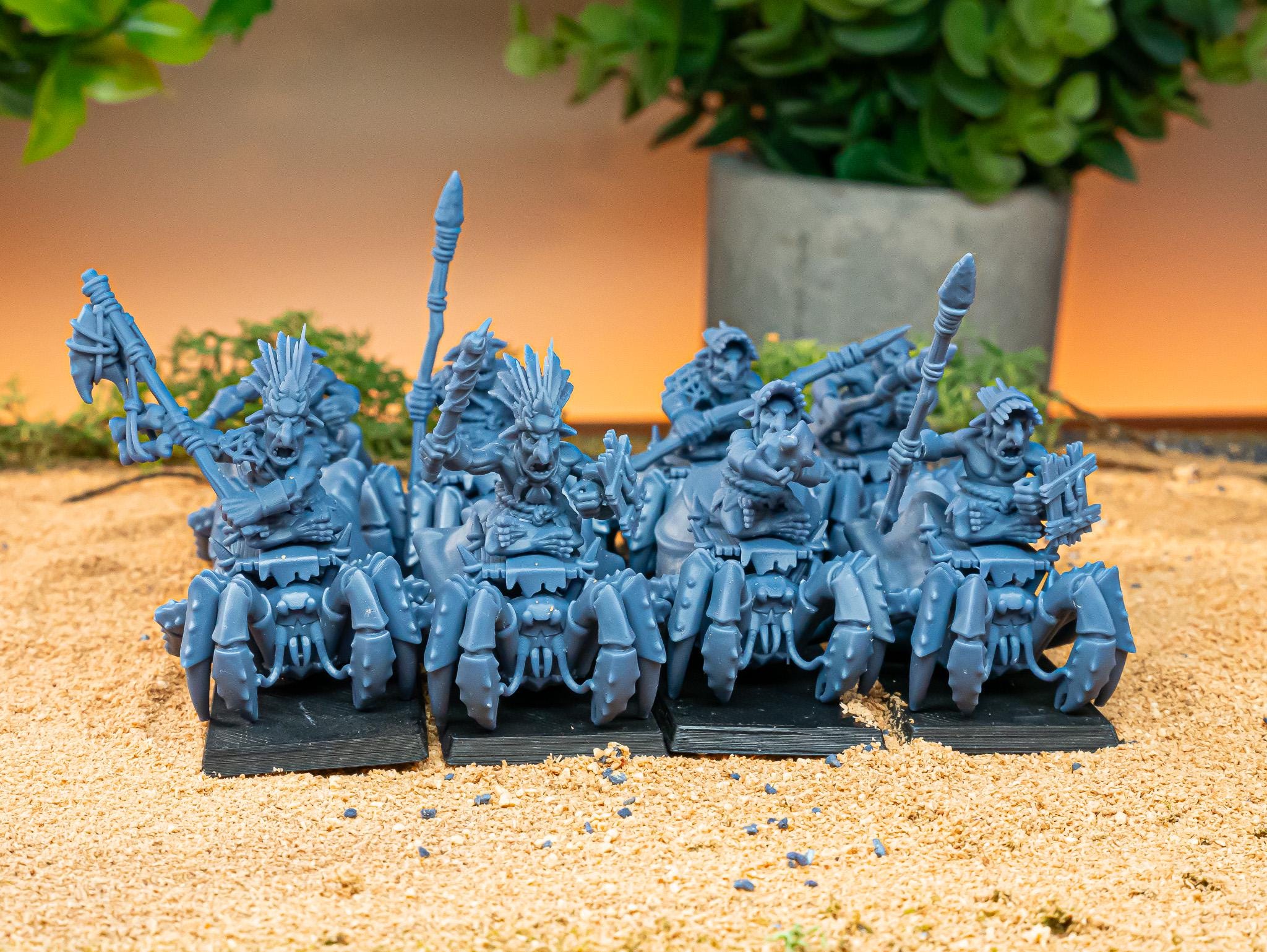 Mounted Coast Goblins - Highlands Miniatures
