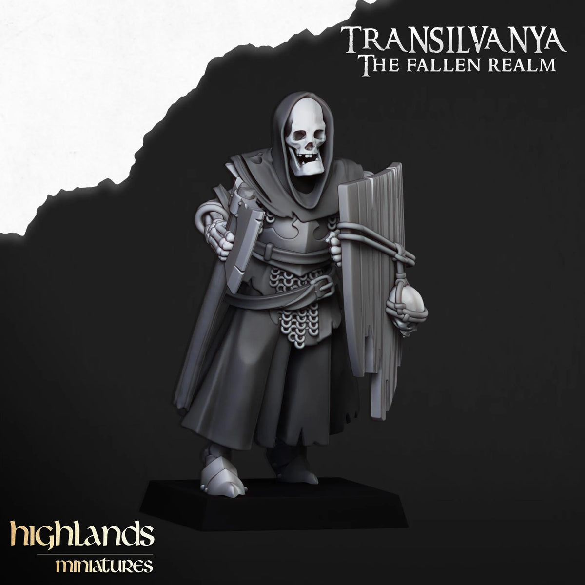 Skeletal Guard with Weapons and Shields