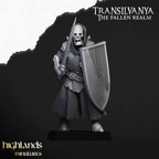 Skeletal Guard with Weapons and Shields