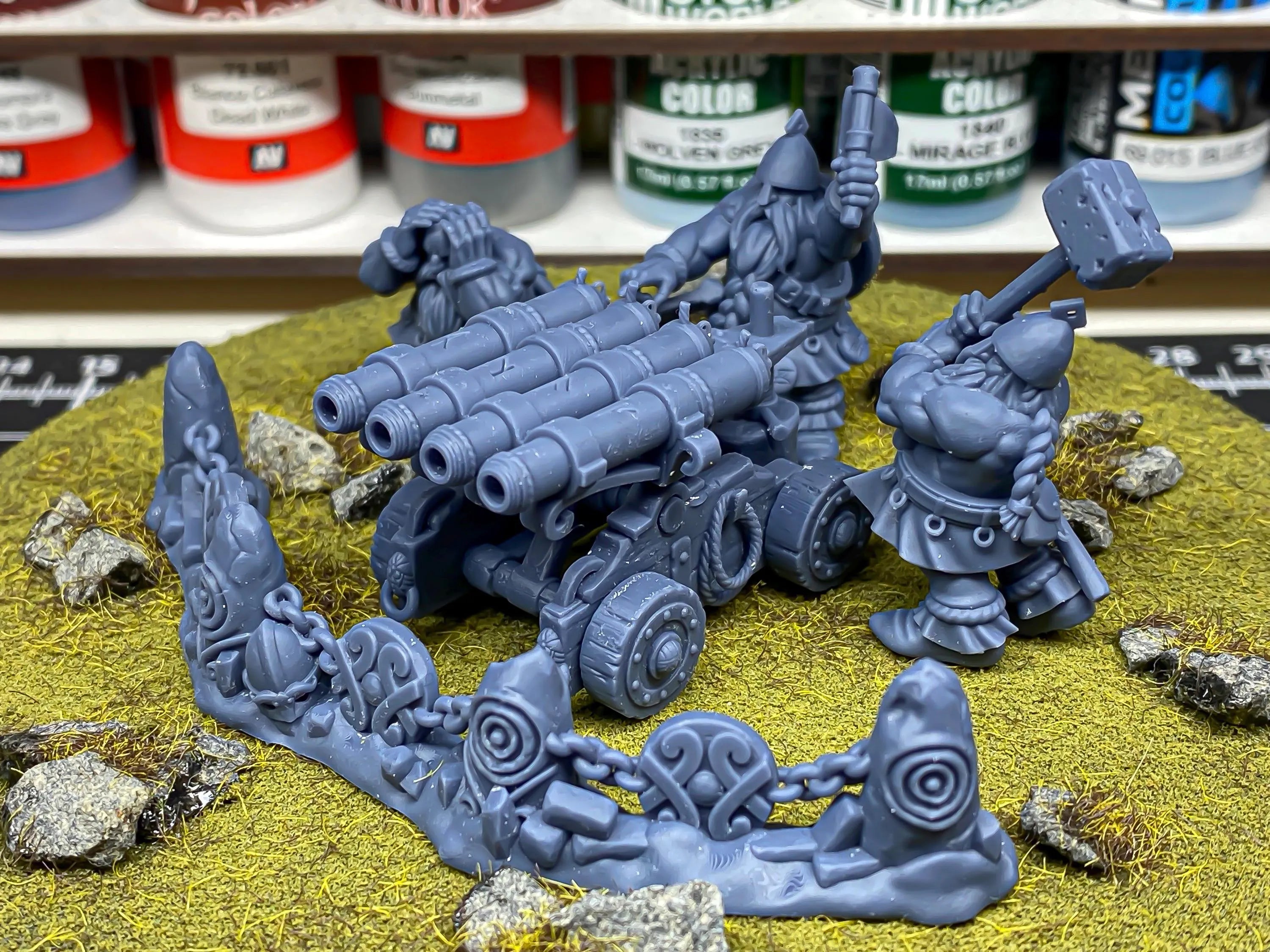 Dwarf Organ Gun