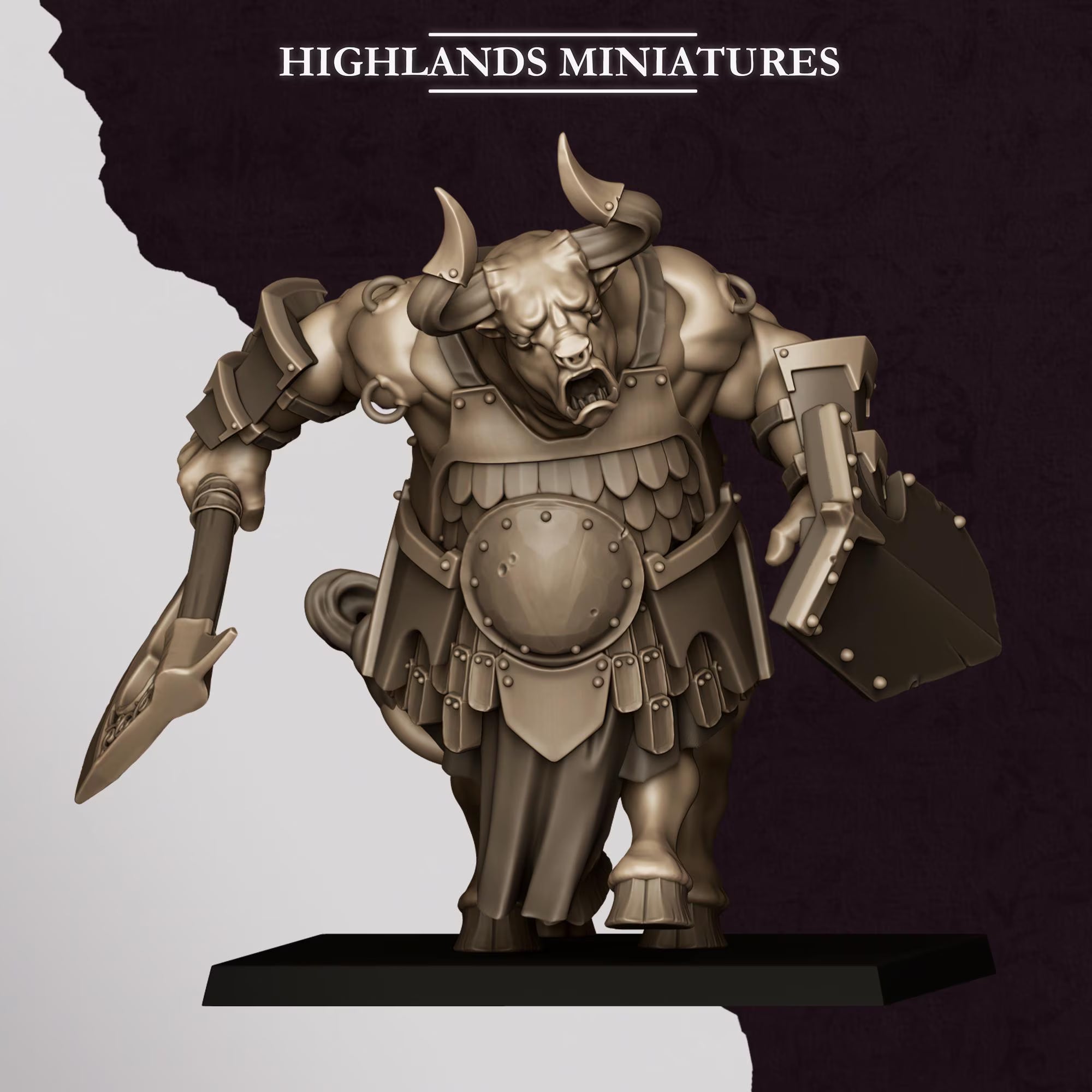 Marduk Minotaurs with One Handed Weapons