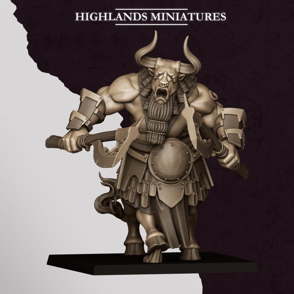 Marduk Minotaurs with One Handed Weapons