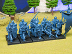 Skeletal Guard with Weapons and Shields