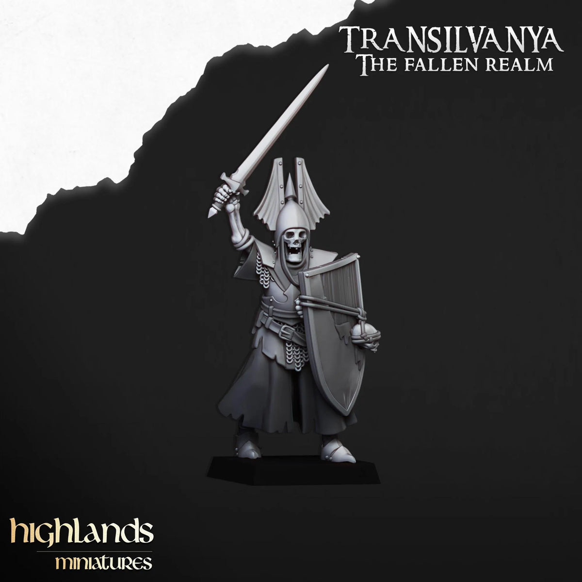 Skeletal Guard with Weapons and Shields