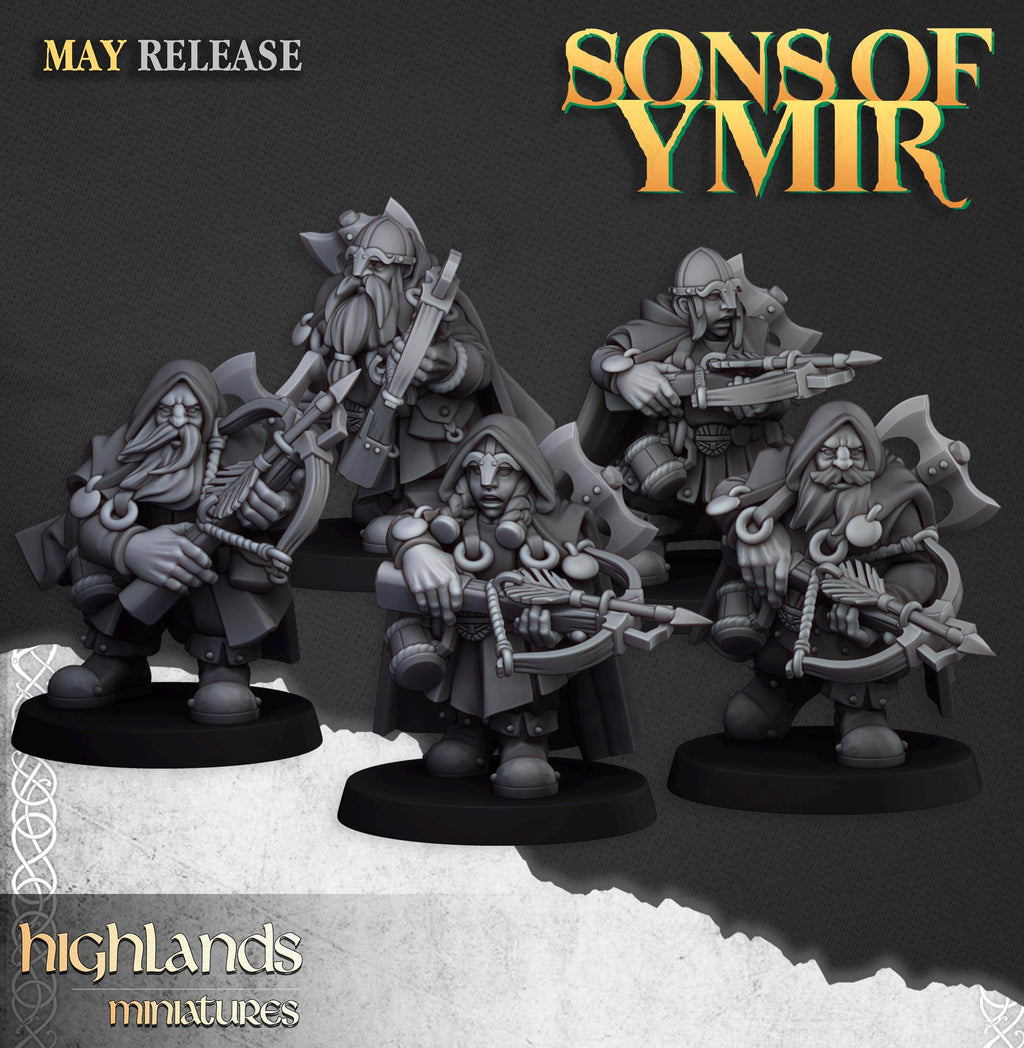 Dwarf Rangers with Crossbows