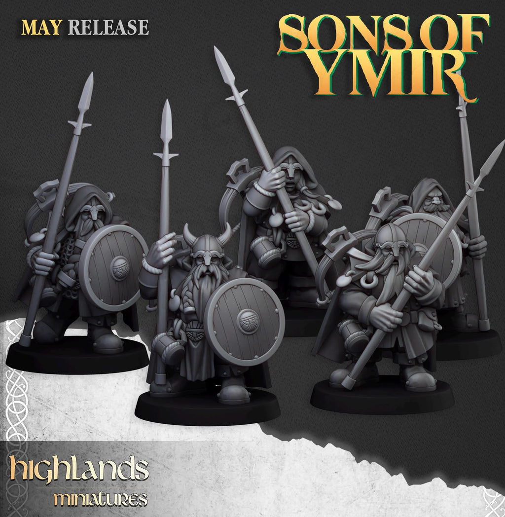 Dwarf Rangers with Spears