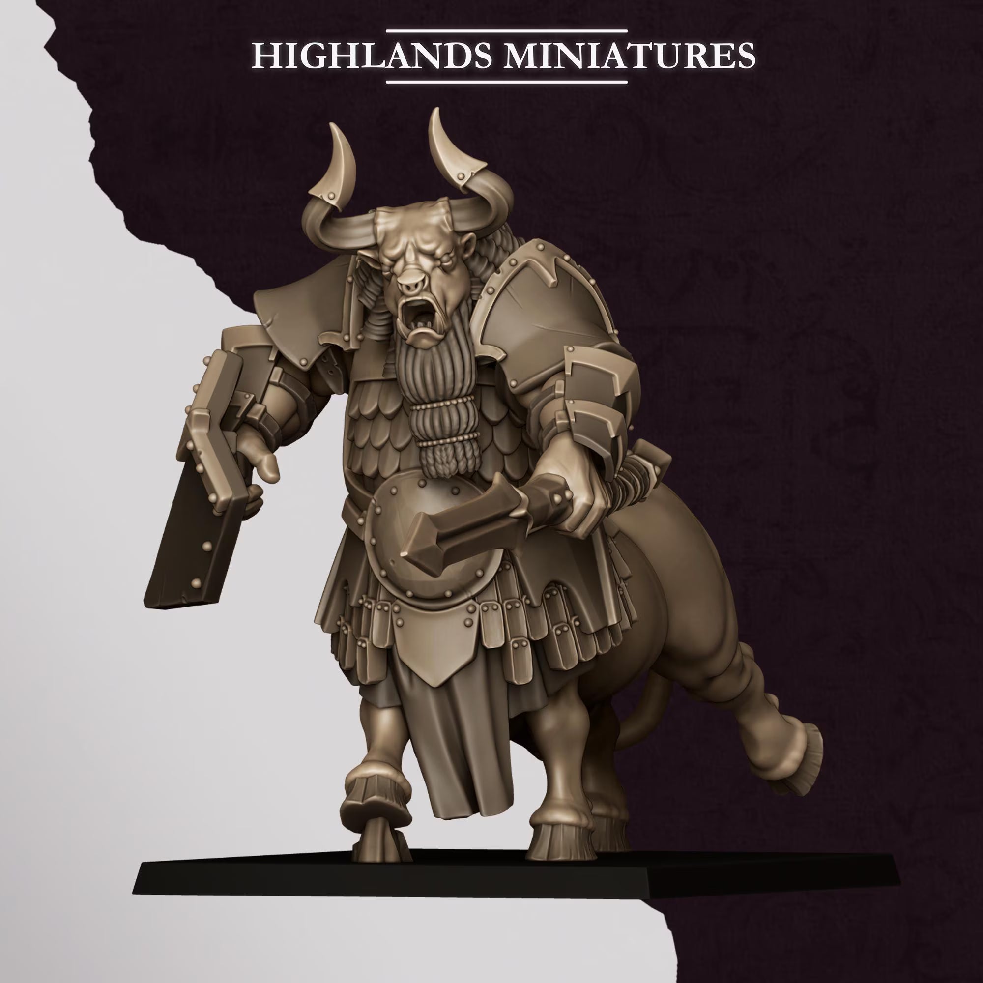 Marduk Minotaurs with One Handed Weapons