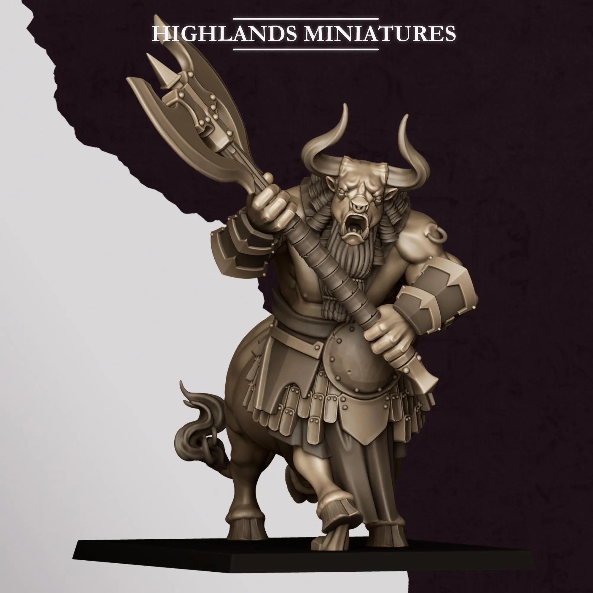 Minotaurs with Two Handed Weapons