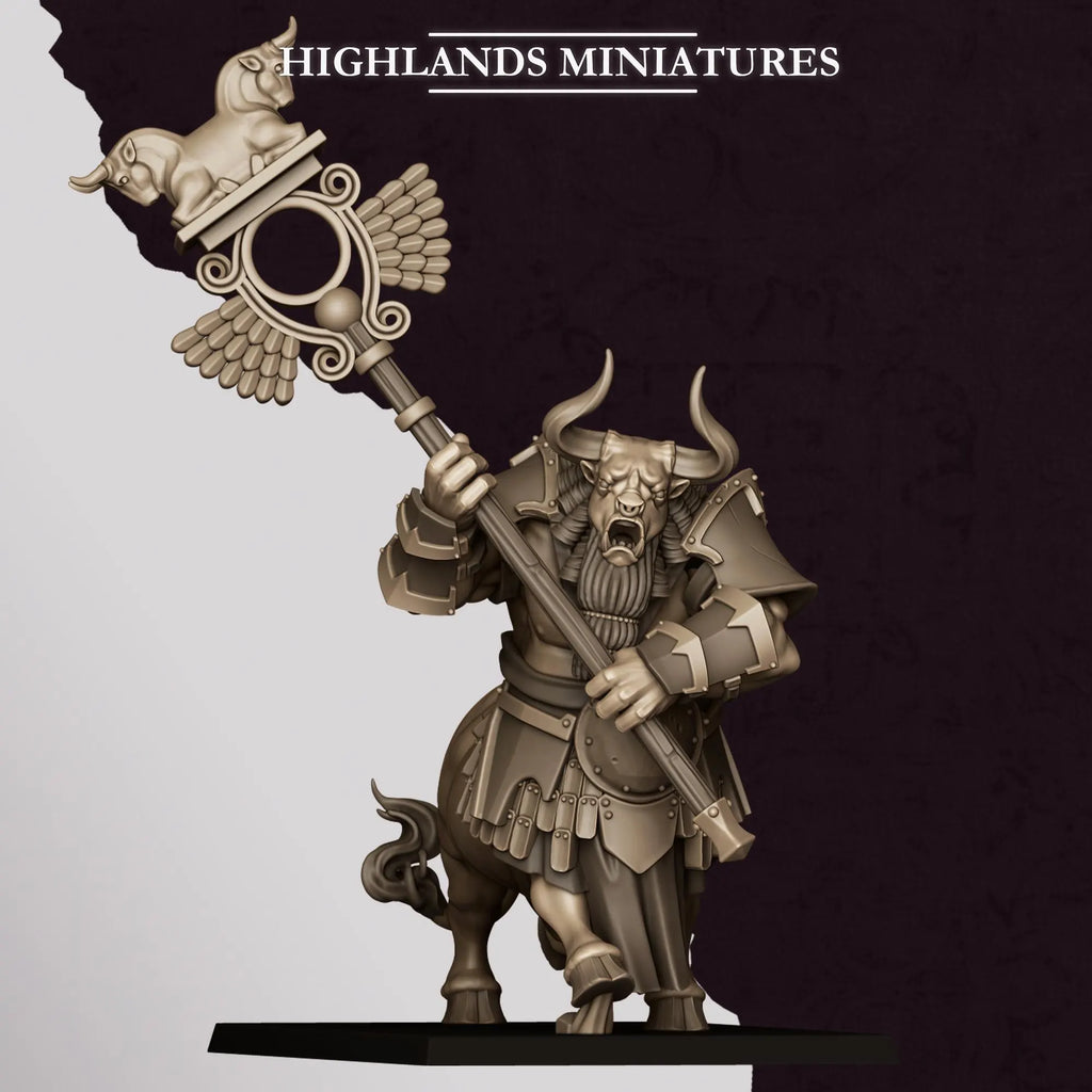 Minotaurs with Two Handed Weapons