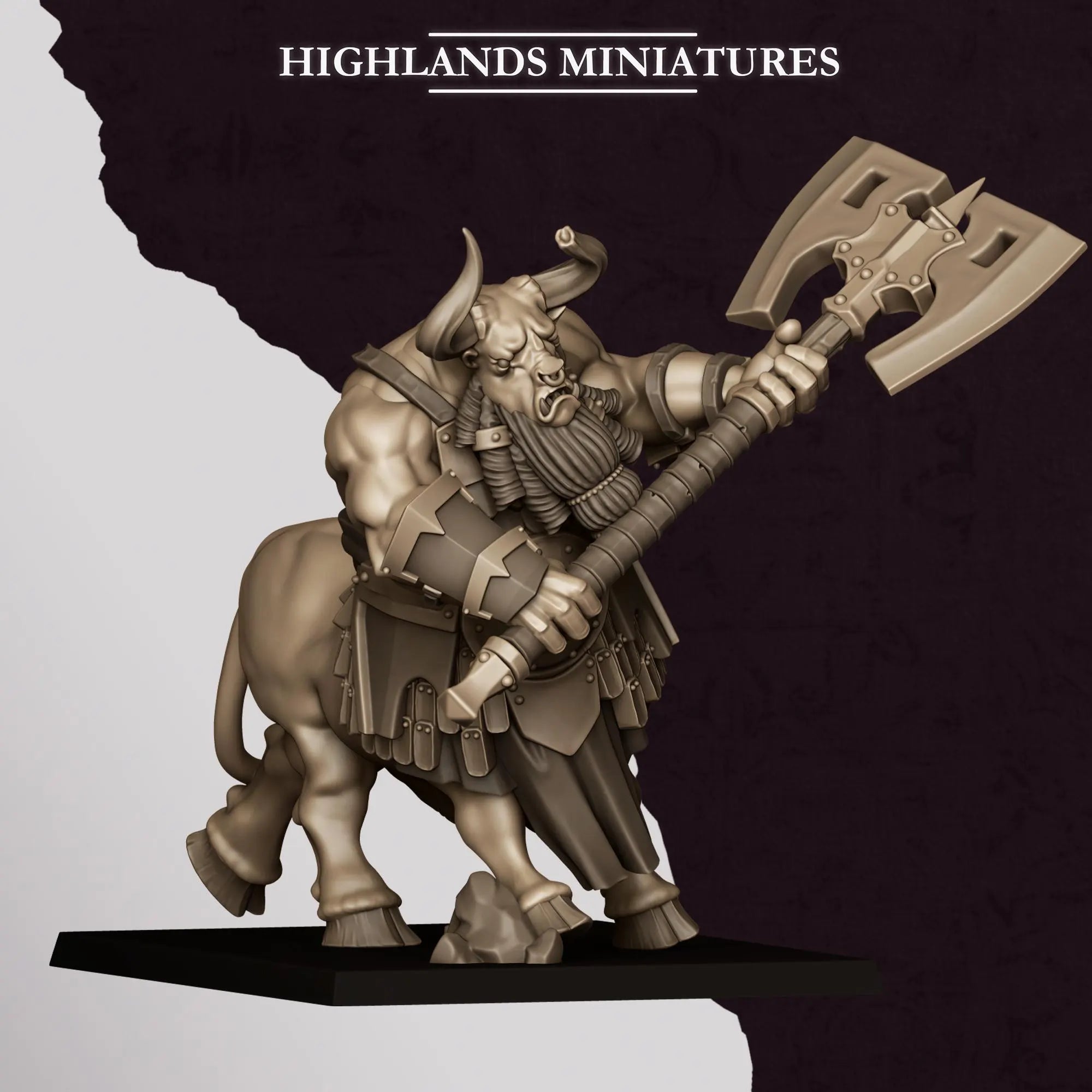 Minotaurs with Two Handed Weapons