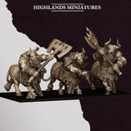 Minotaurs with Two Handed Weapons