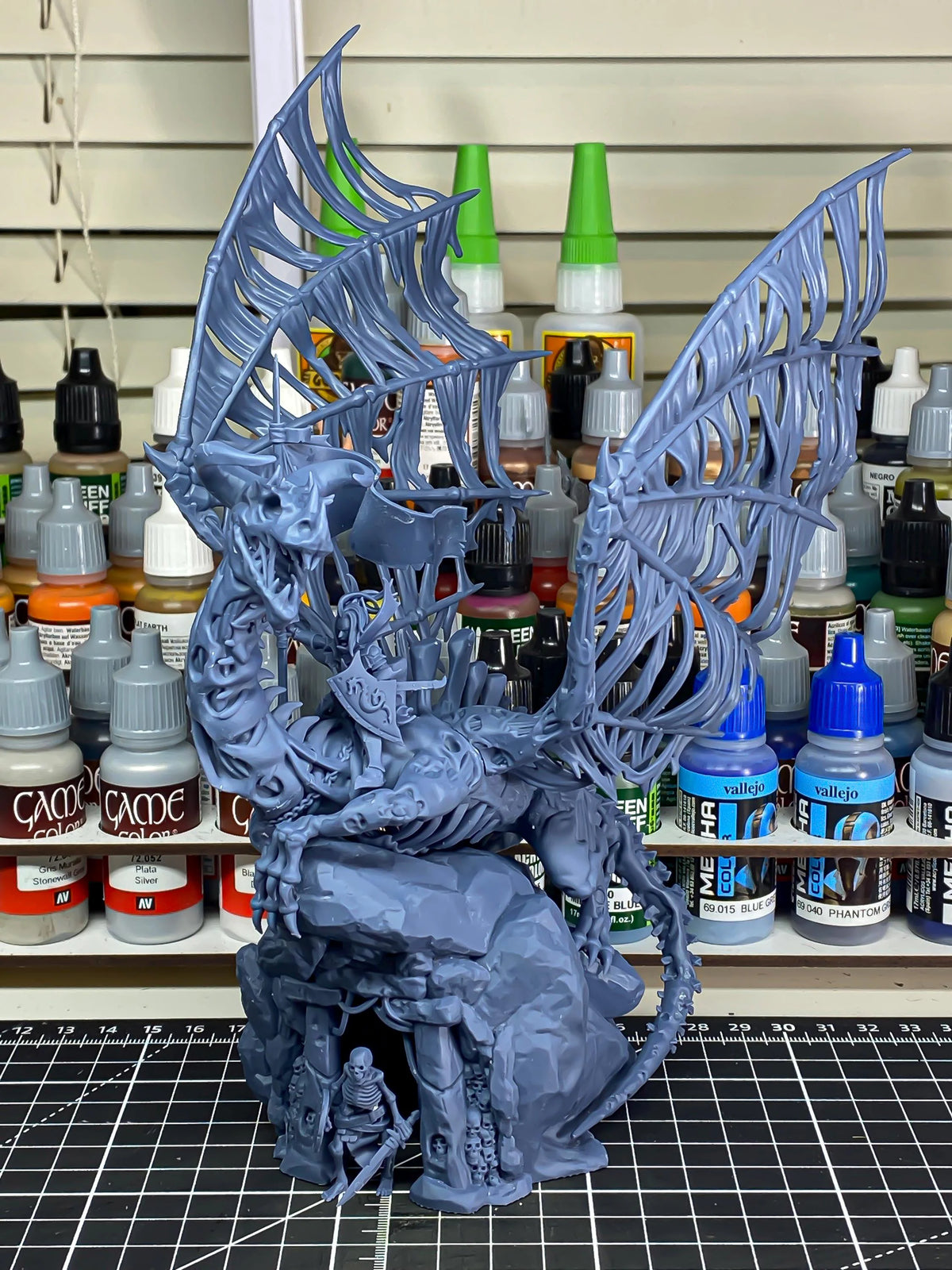 Vampire Lady on Zombie Dragon