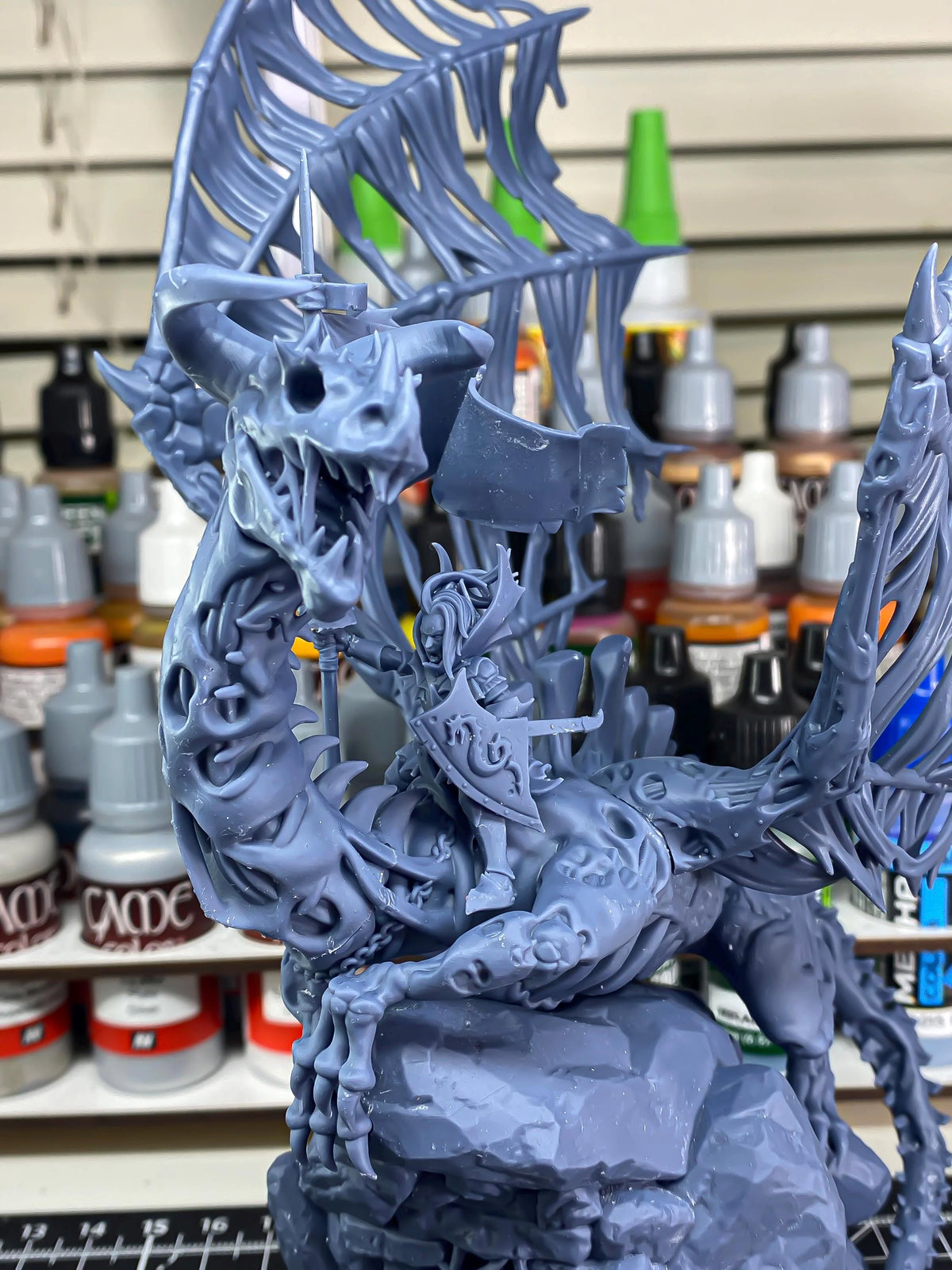 Vampire Lady on Zombie Dragon