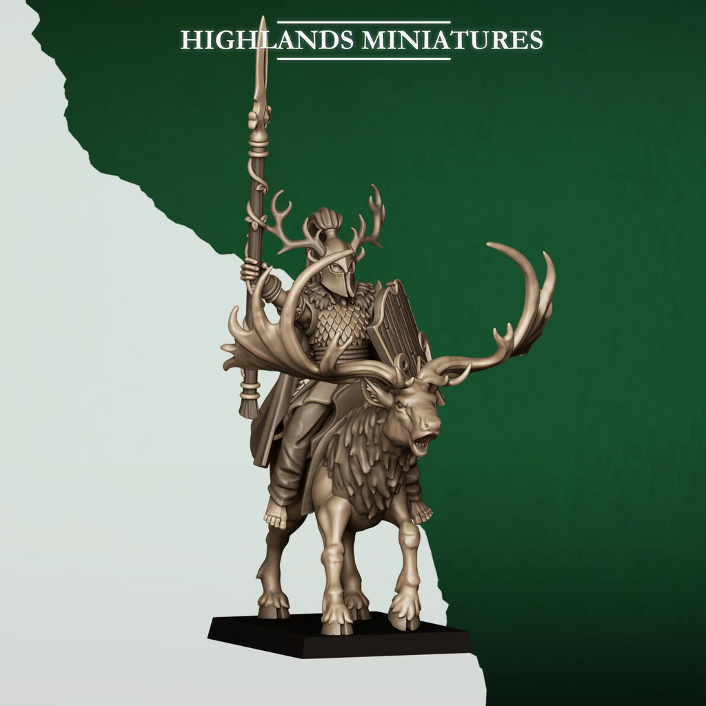 Feral Elf Lord on Feral Stag