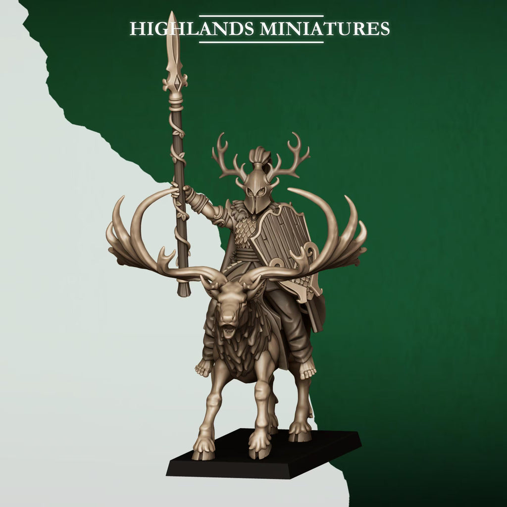 Feral Elf Lord on Feral Stag