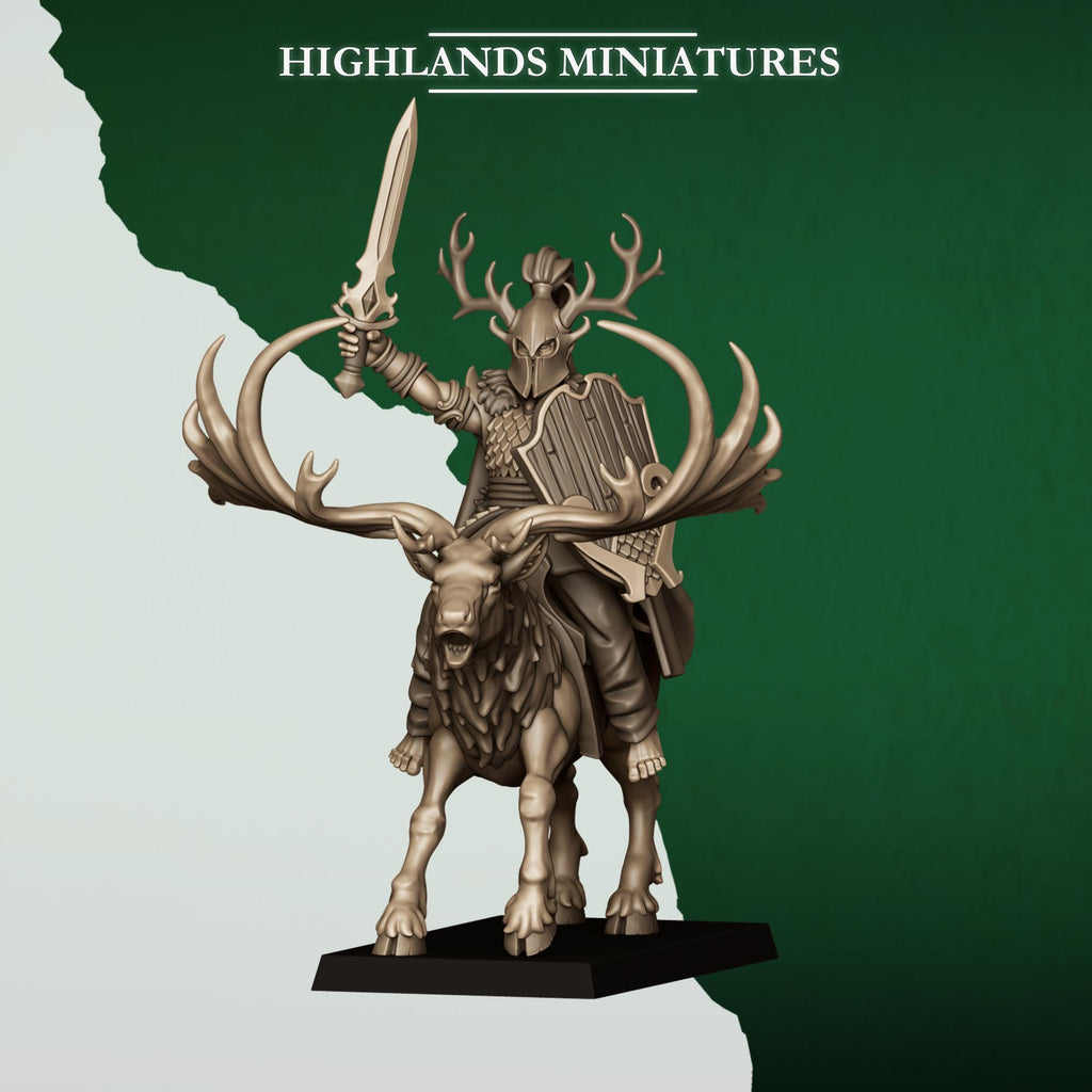 Feral Elf Lord on Feral Stag