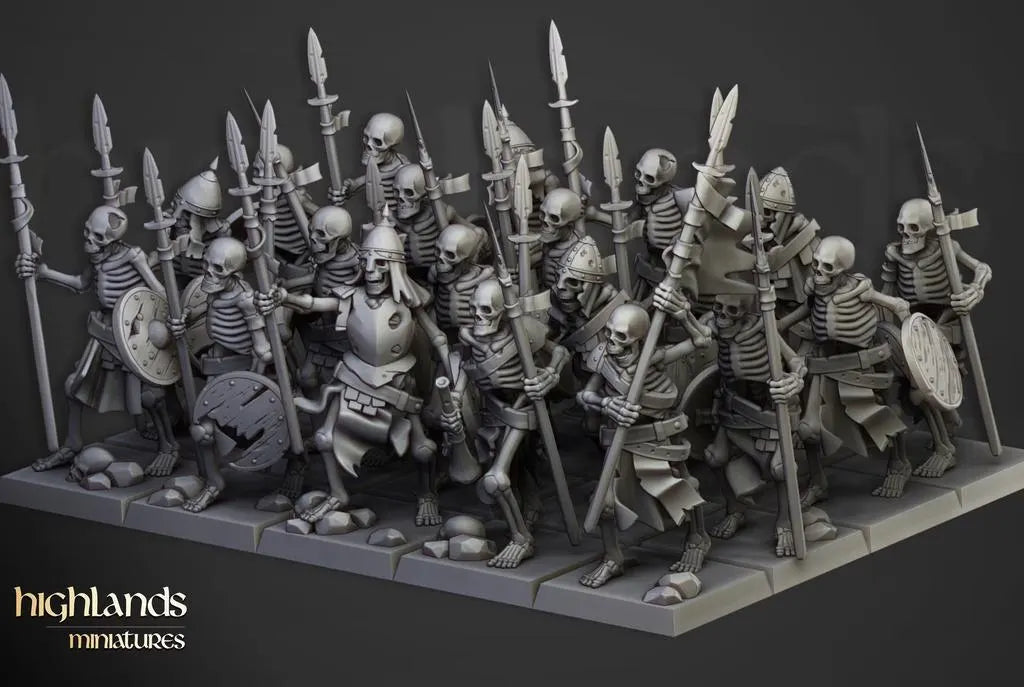 Skeleton Warriors with Spears