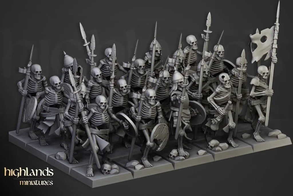 Skeleton Warriors with Spears
