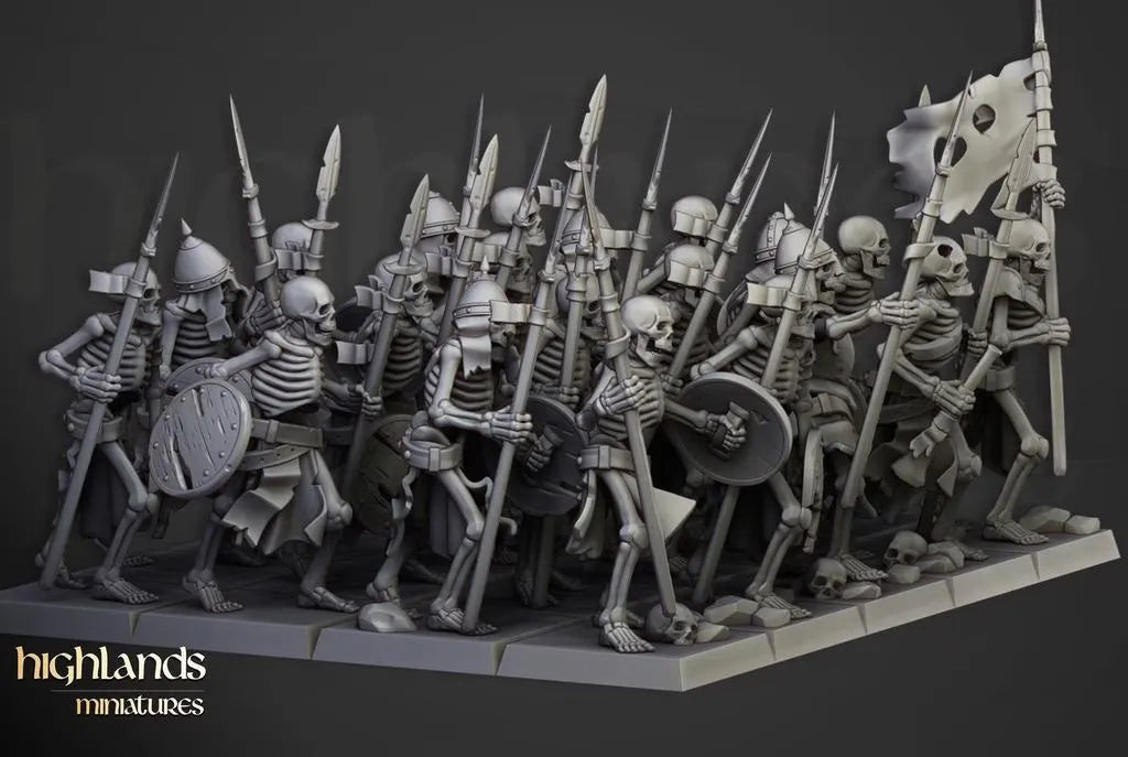 Skeleton Warriors with Spears