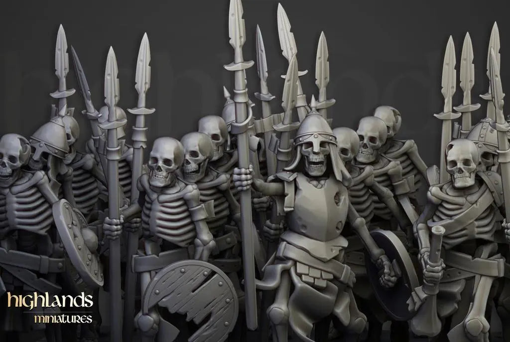 Skeleton Warriors with Spears