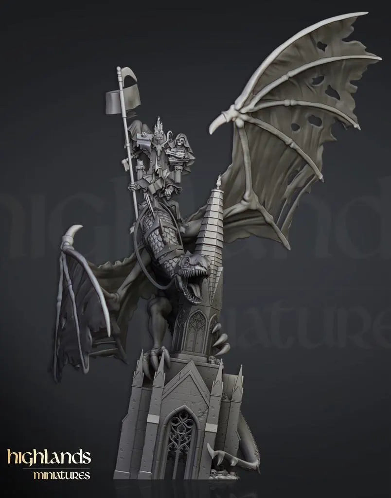 Ezekiel, Lord Necromancer on Flying Monster