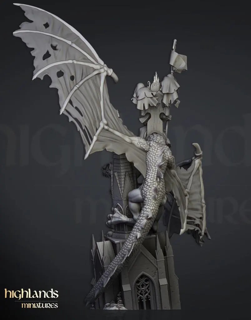 Ezekiel, Lord Necromancer on Flying Monster