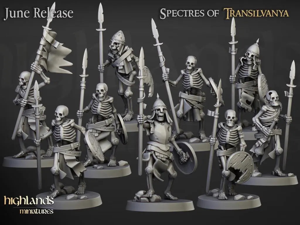 Skeleton Warriors with Spears