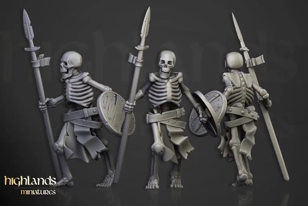 Skeleton Warriors with Spears