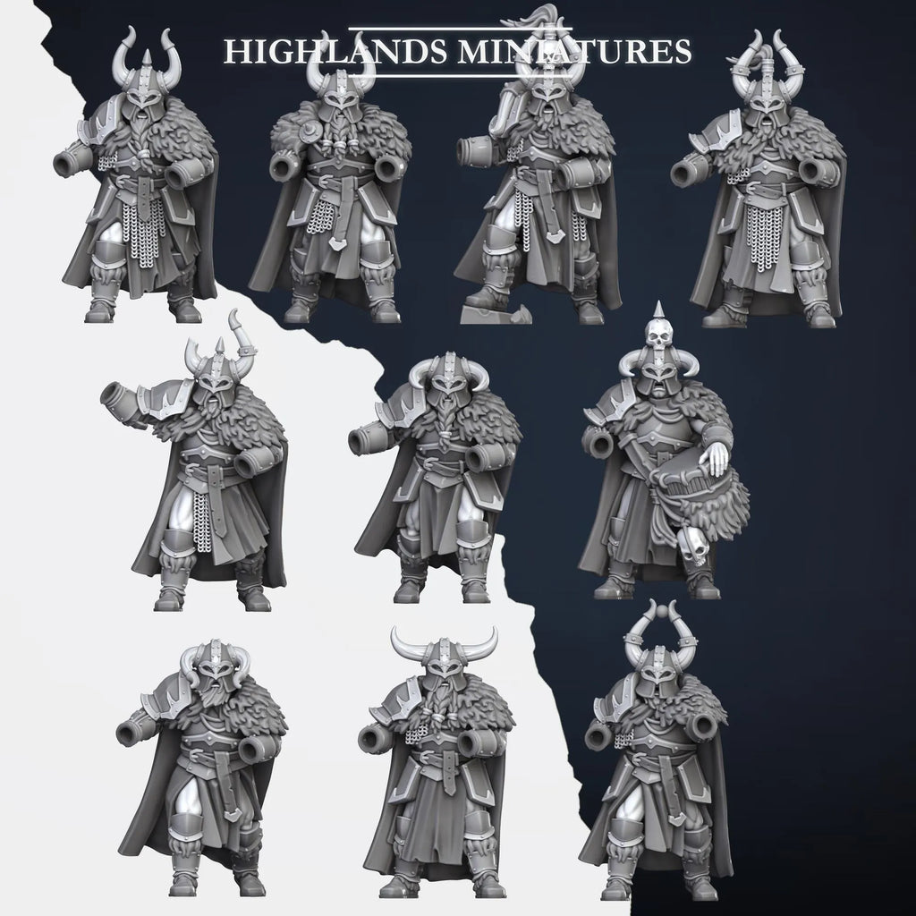 Norse Huscarls with Weapon and Shield