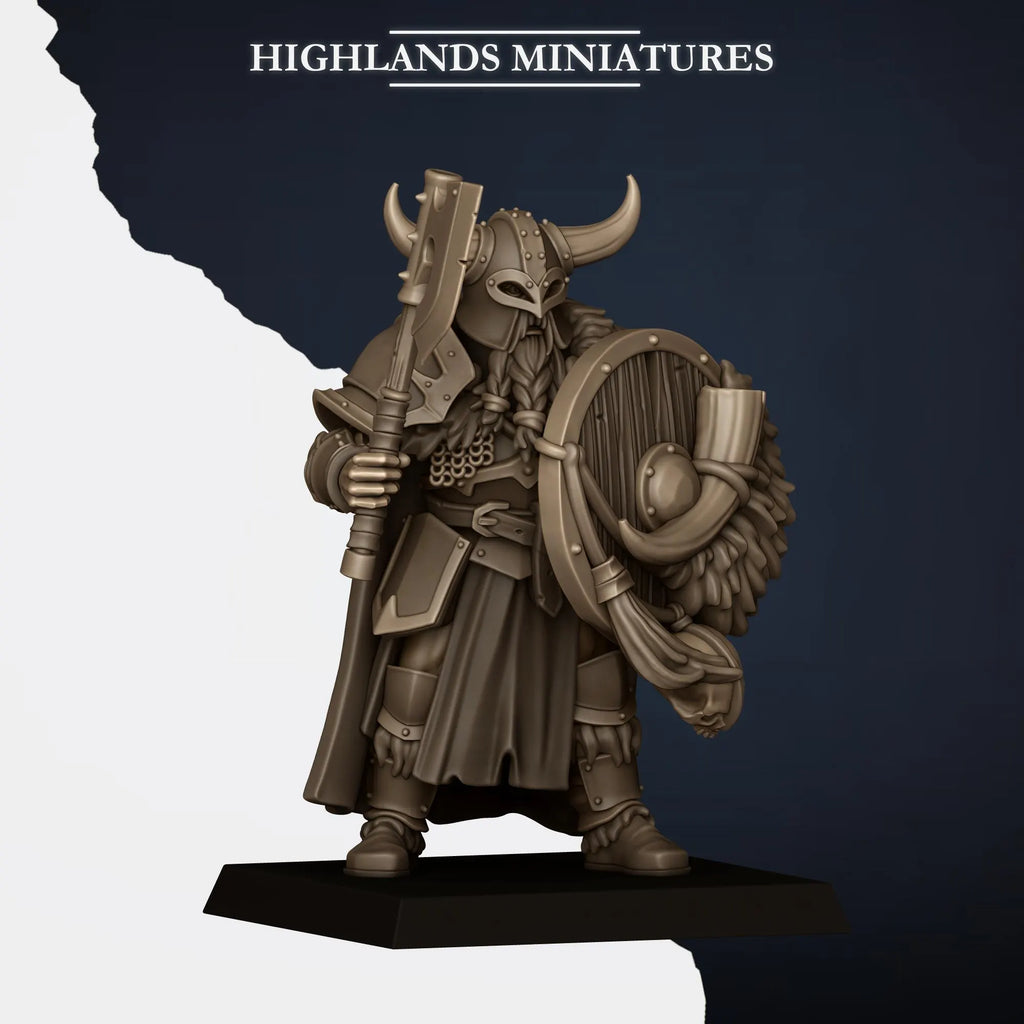 Norse Huscarls with Weapon and Shield