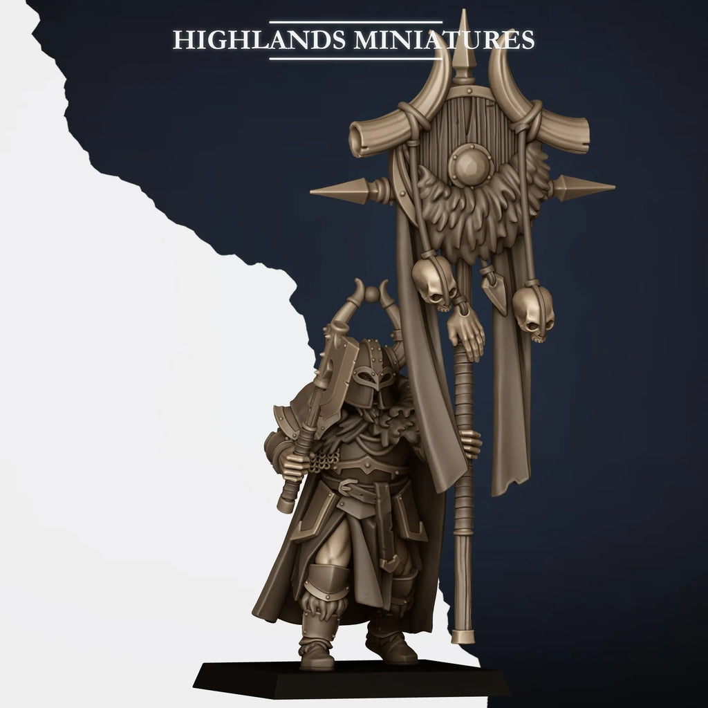 Norse Huscarls with Weapon and Shield